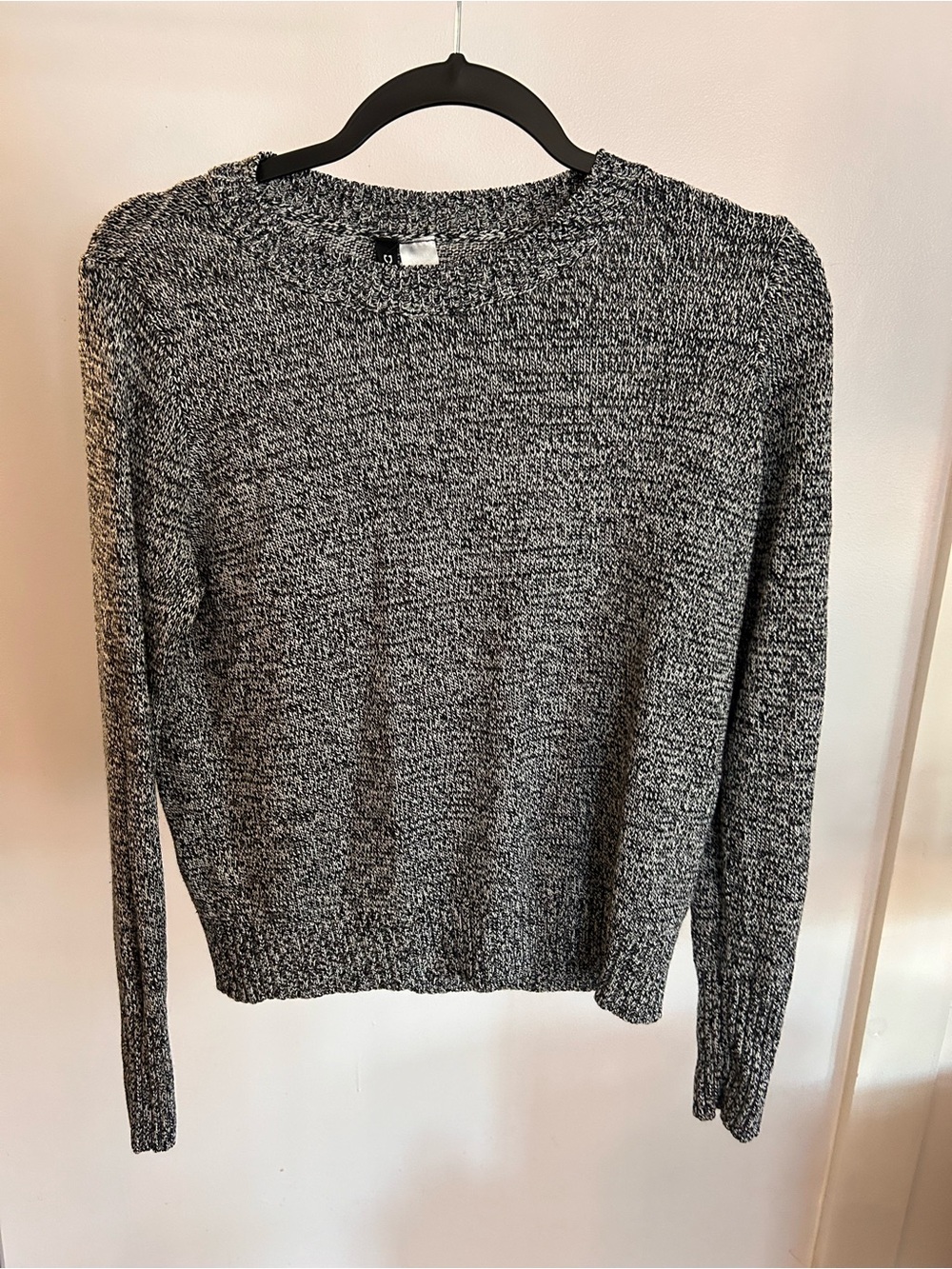 Divided Gray Marled Crewneck Sweater